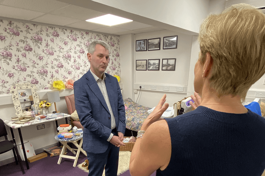 Newly elected MP for Woking paid us a visit