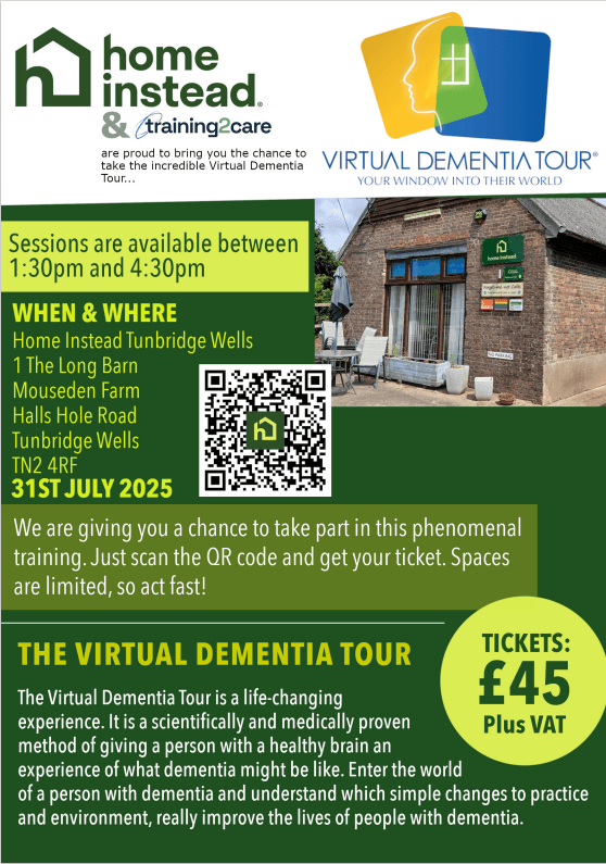 Reserve your space on our Virtual Dementia Tour