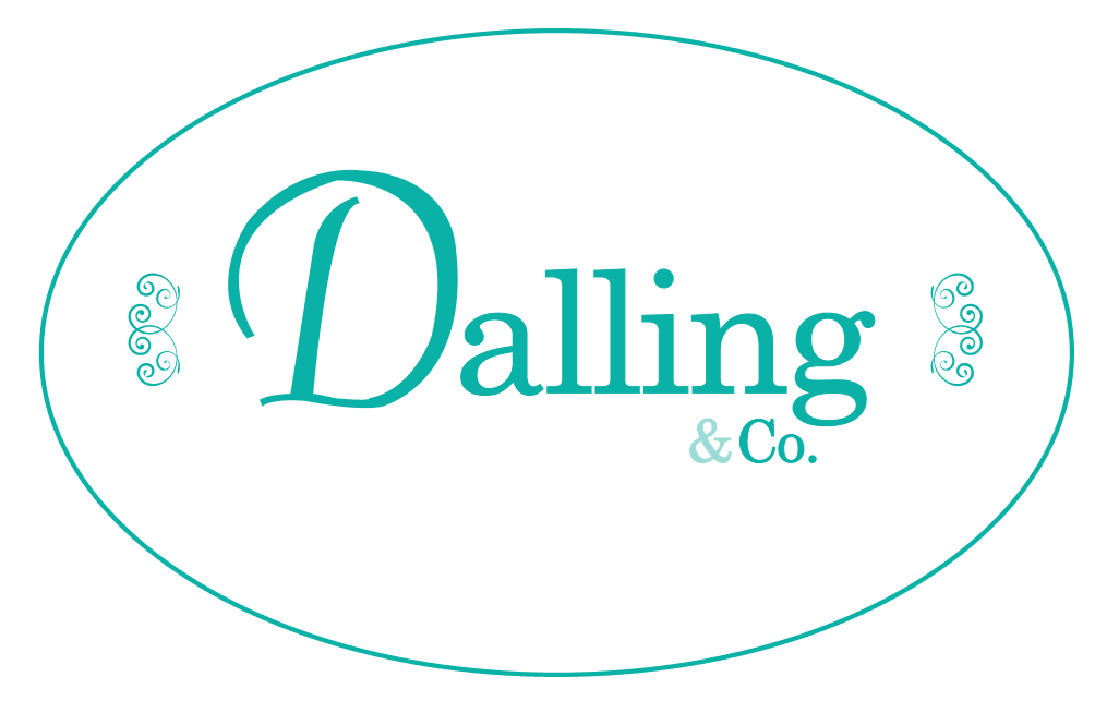 Logo of Dalling & Co. in teal font with decorative swirls, contained within an oval frame. - Home Instead
