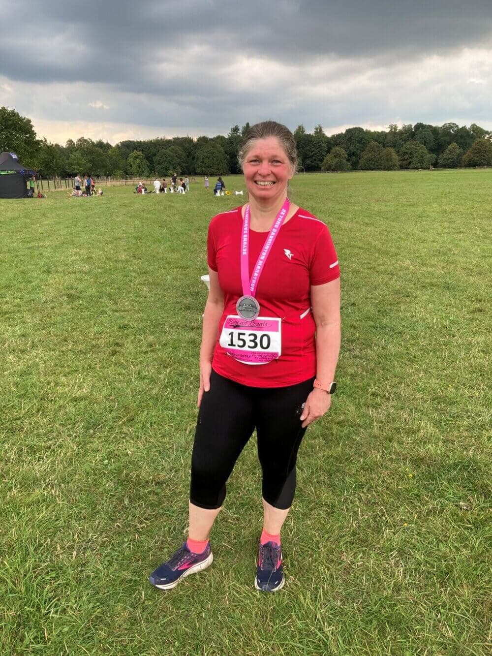 Caring Priscilla completes marathon for Alzheimer’s