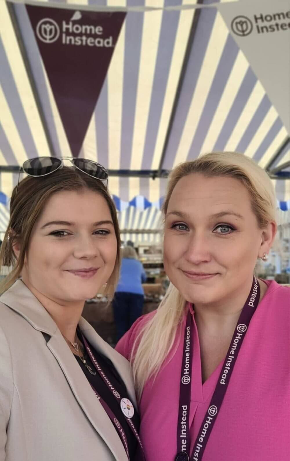 Home Instead volunteer at Ludlow Market