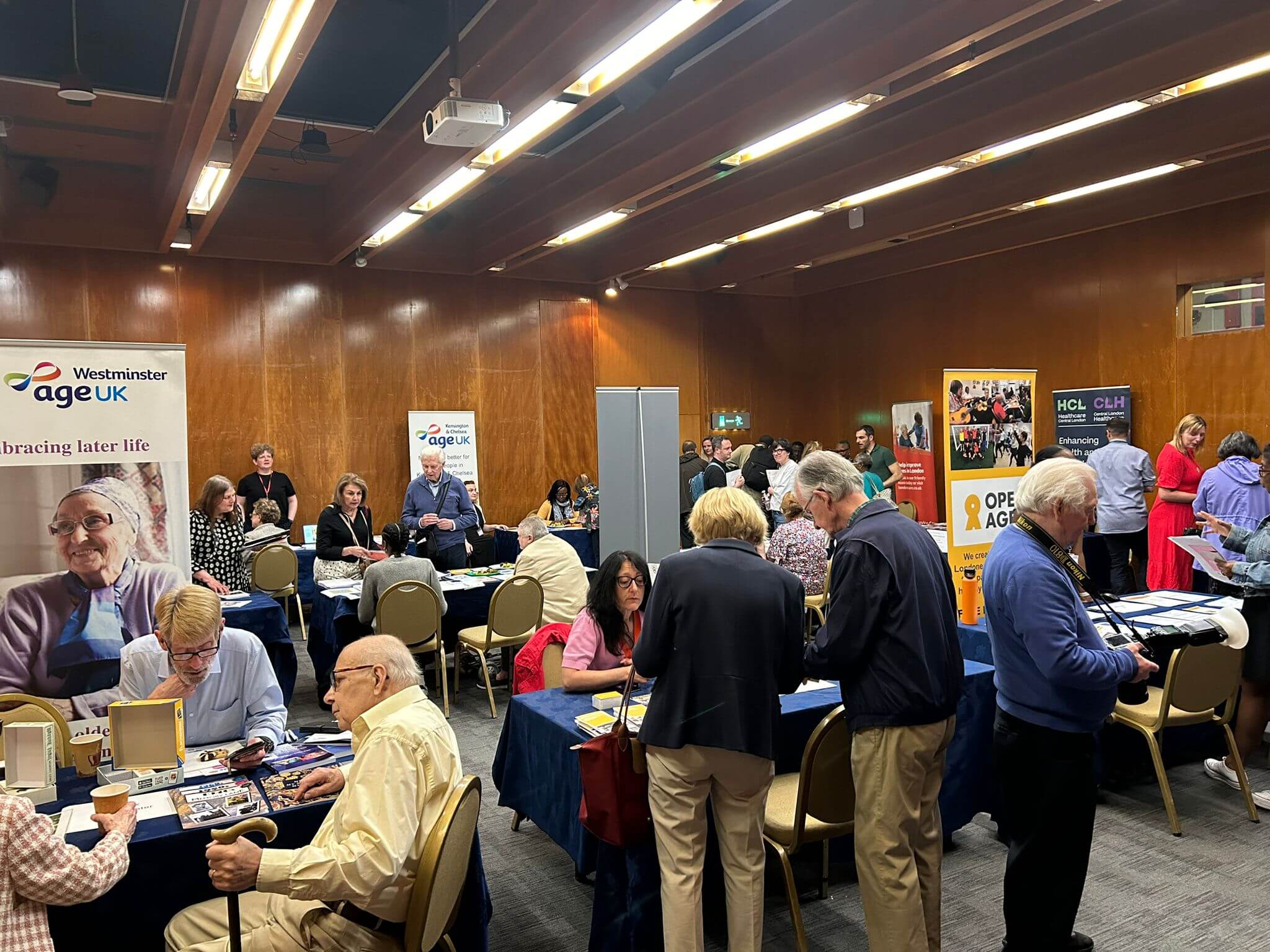 Information stands from multiple local organisations were there to guide people on what services are available