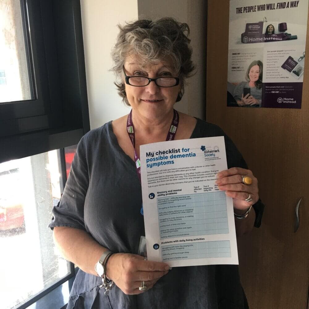 Local home care company pledges to help boost early dementia diagnosis