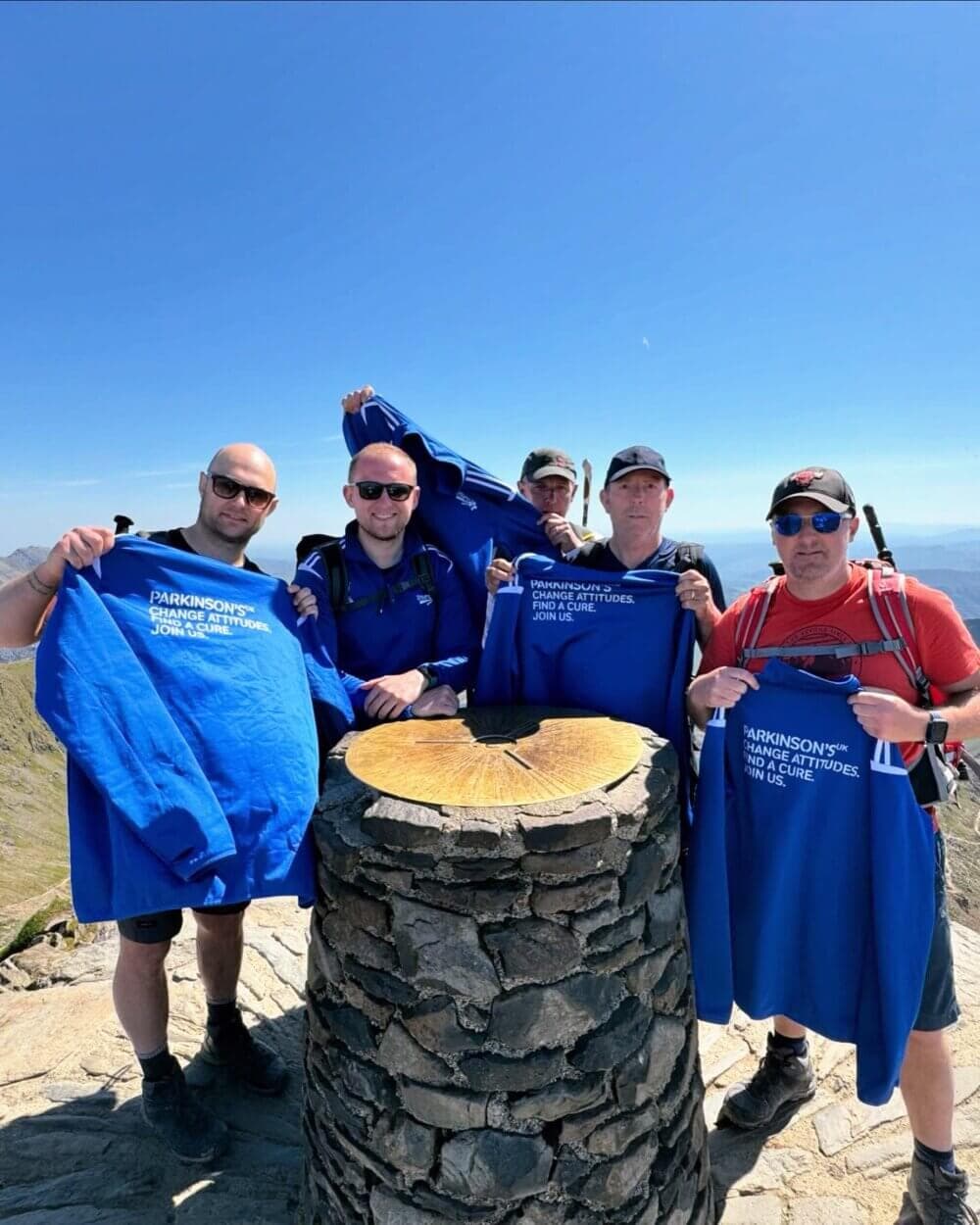 Hugh Robinson fundraising walk Parkinson's UK raising money for Parkinson's UK