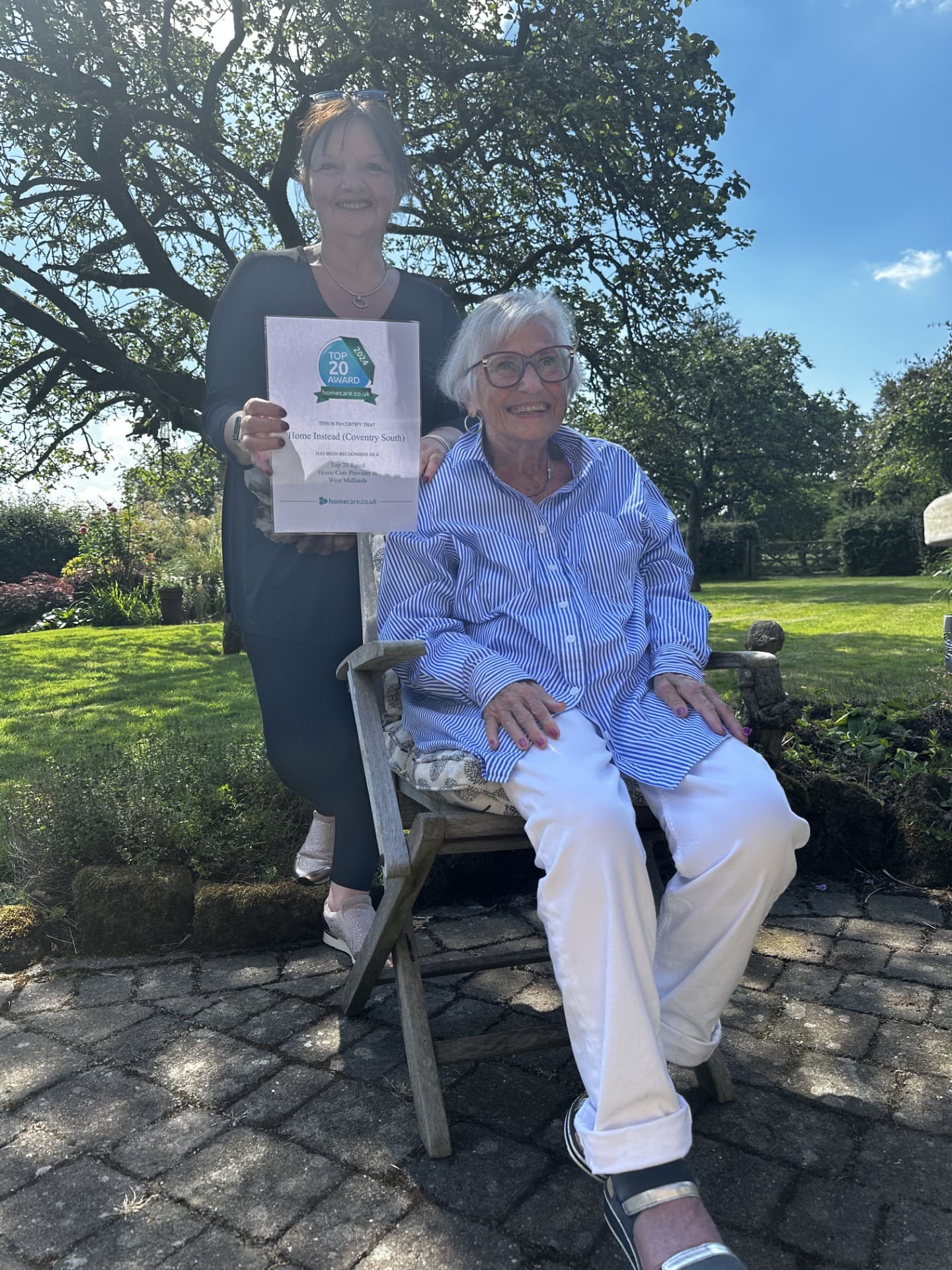Homecare.co.uk top 20 award