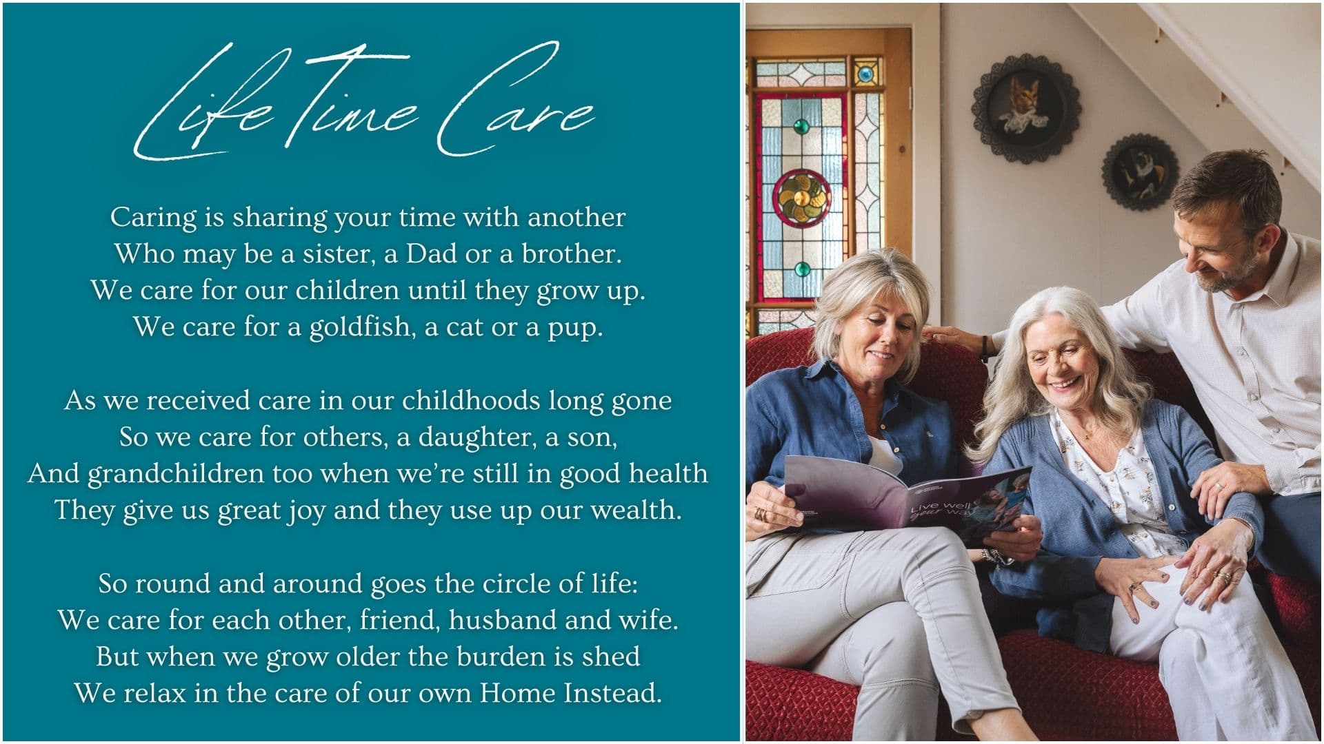 life time care poem - national poetry day