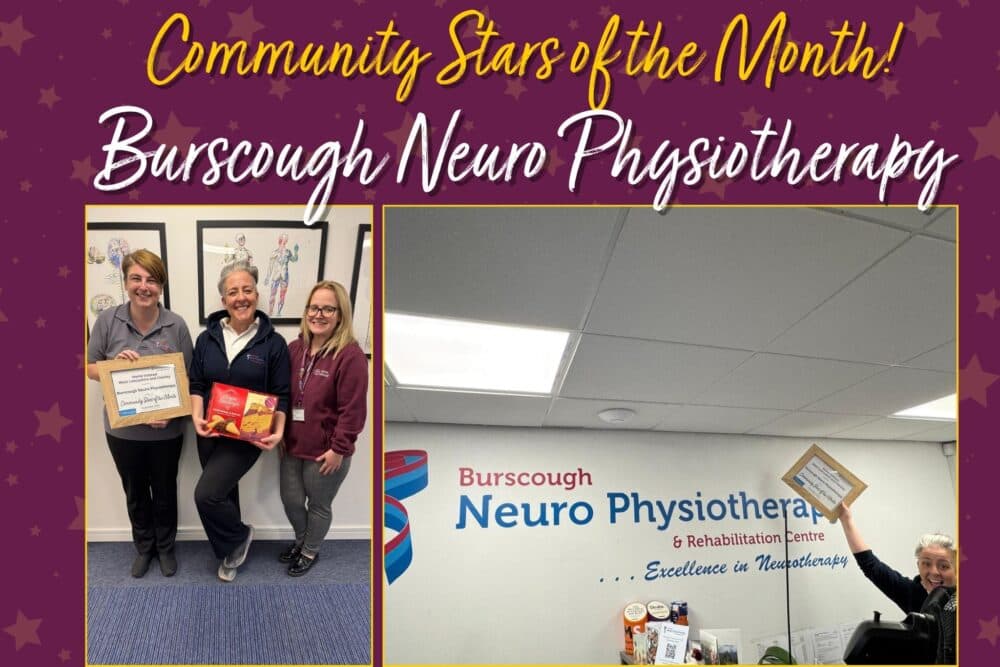 Burscough Neuro Physiotherapy – our Community Stars of the Month (November 2024)