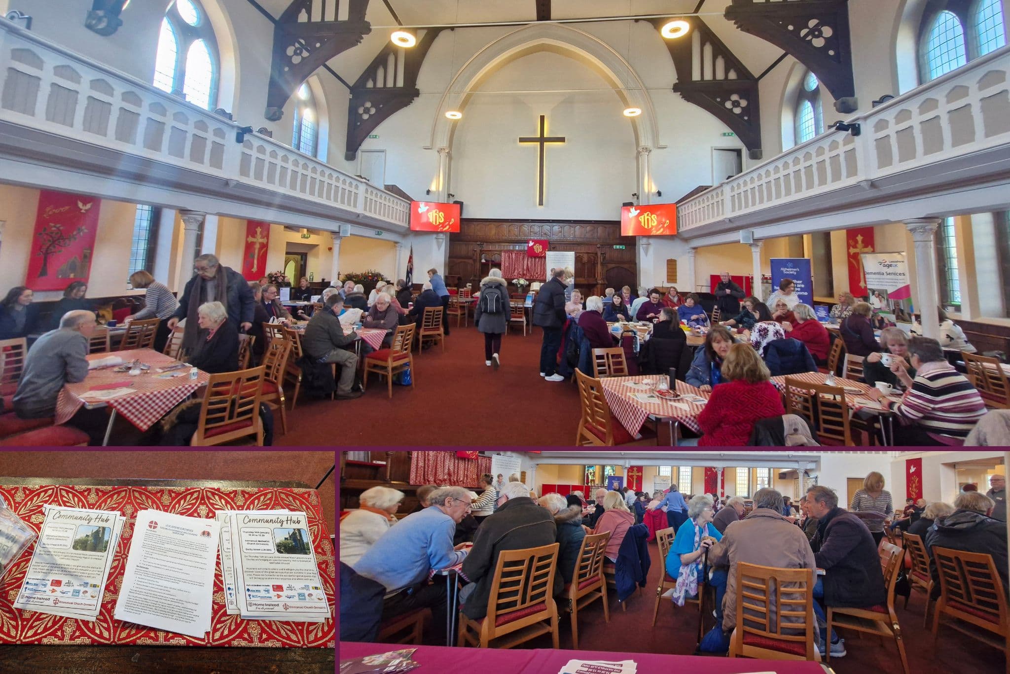 Home Instead West Lancashire and Chorley, with Emmanuel Methodist Church Ormskirk, present the Open Community Hub in January 2025