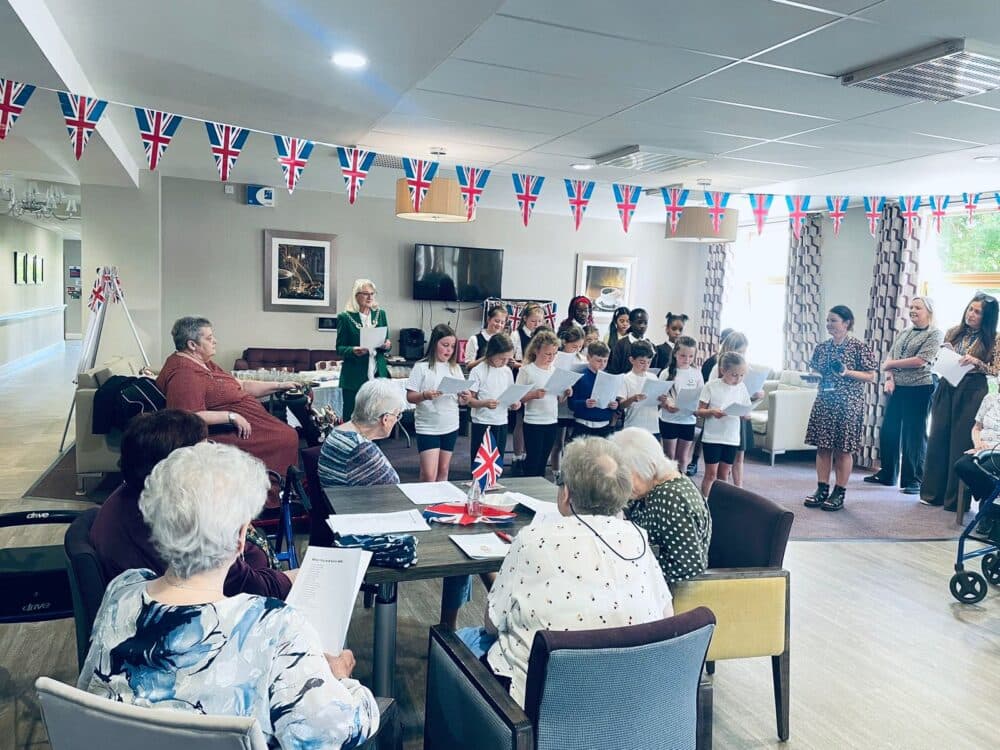 A wonderful gathering to celebrate VE Day 80 at Deva Point in Chester,.