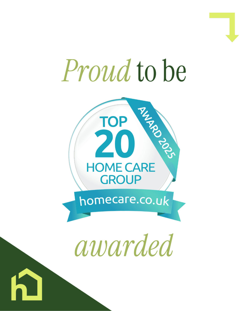 homecare.co.uk top 20 award logo