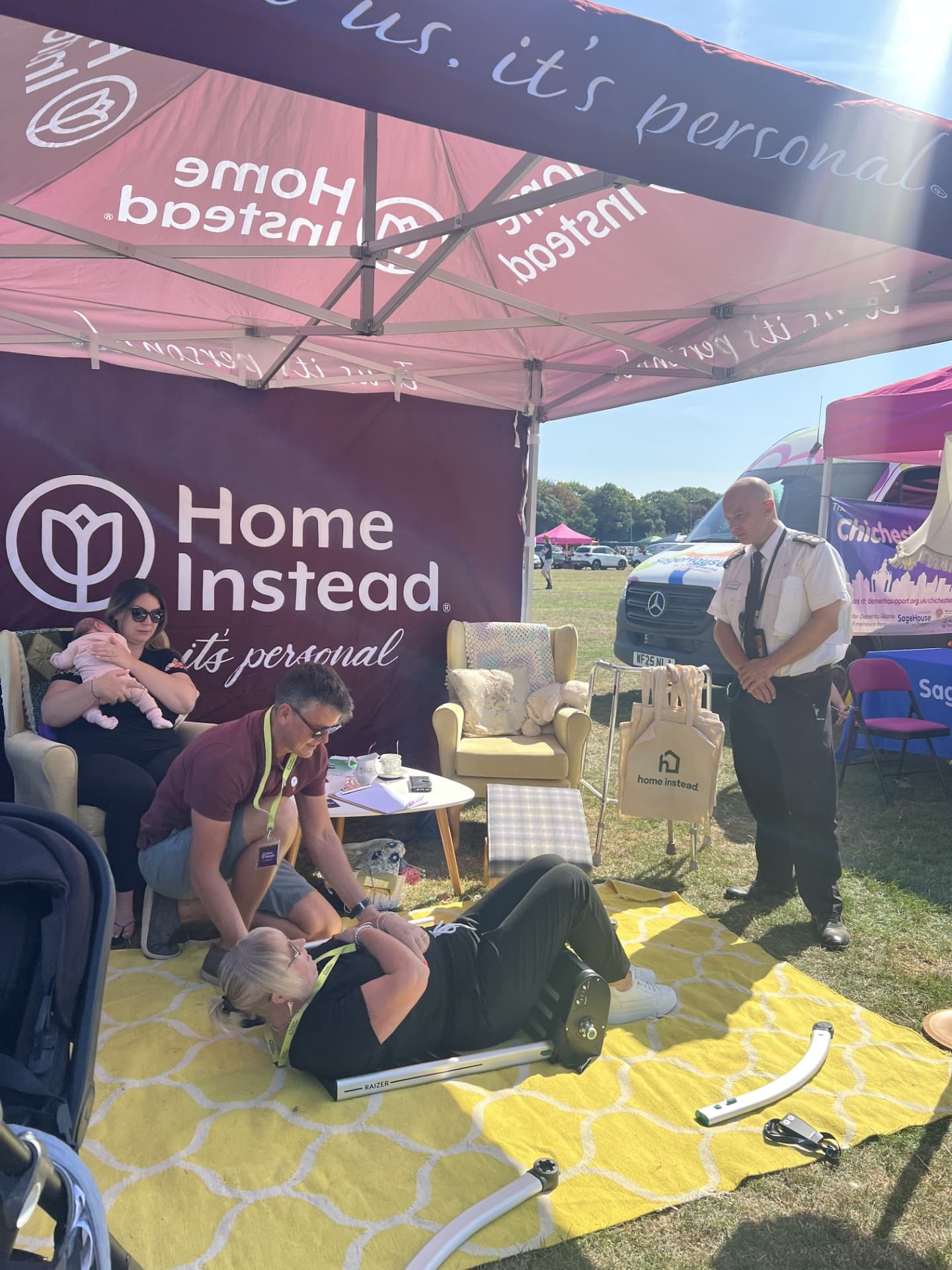 Home Instead Chichester Showcases Falls Prevention Support at First Emergency Services Day