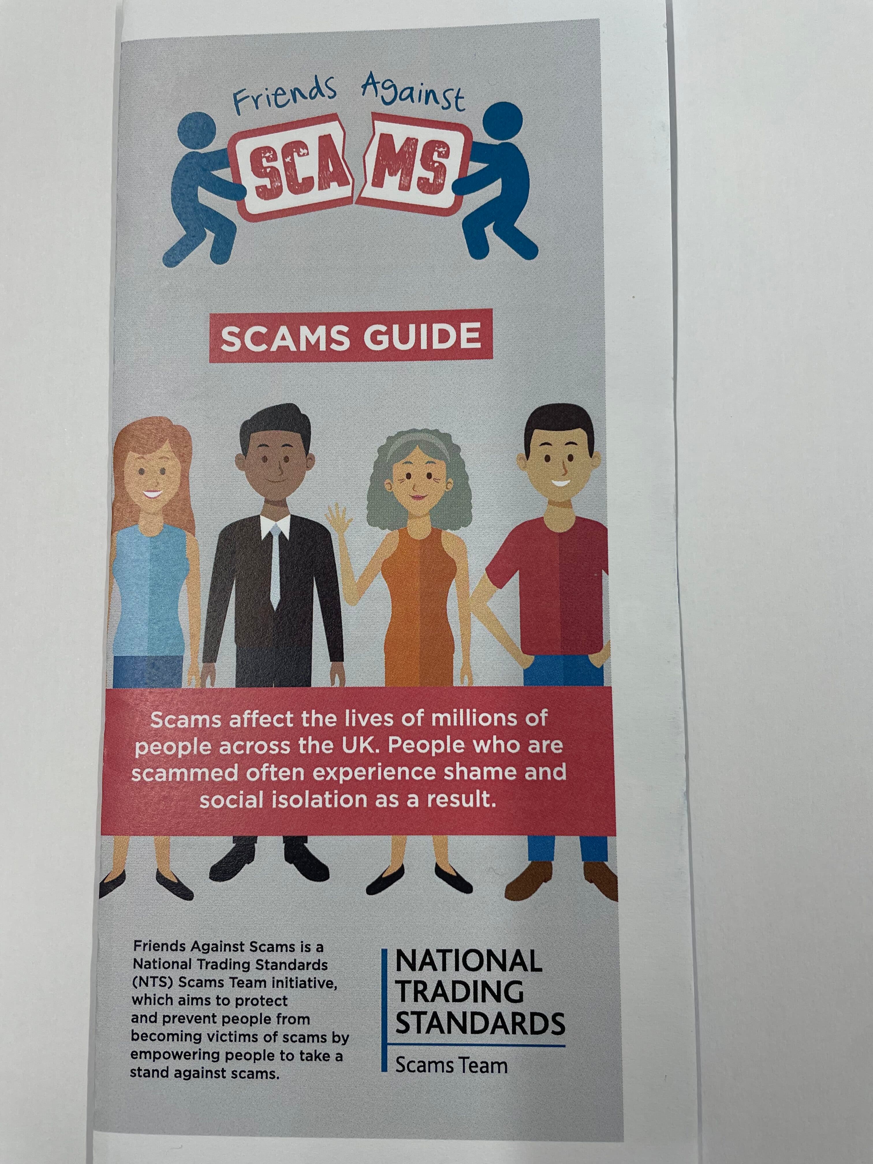 Parkinson's Billericay Support Group Friends Against Scams Talk