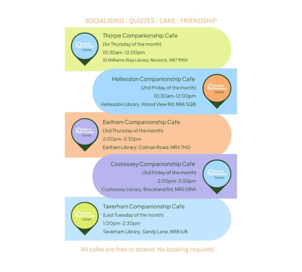 A flyer with different colours