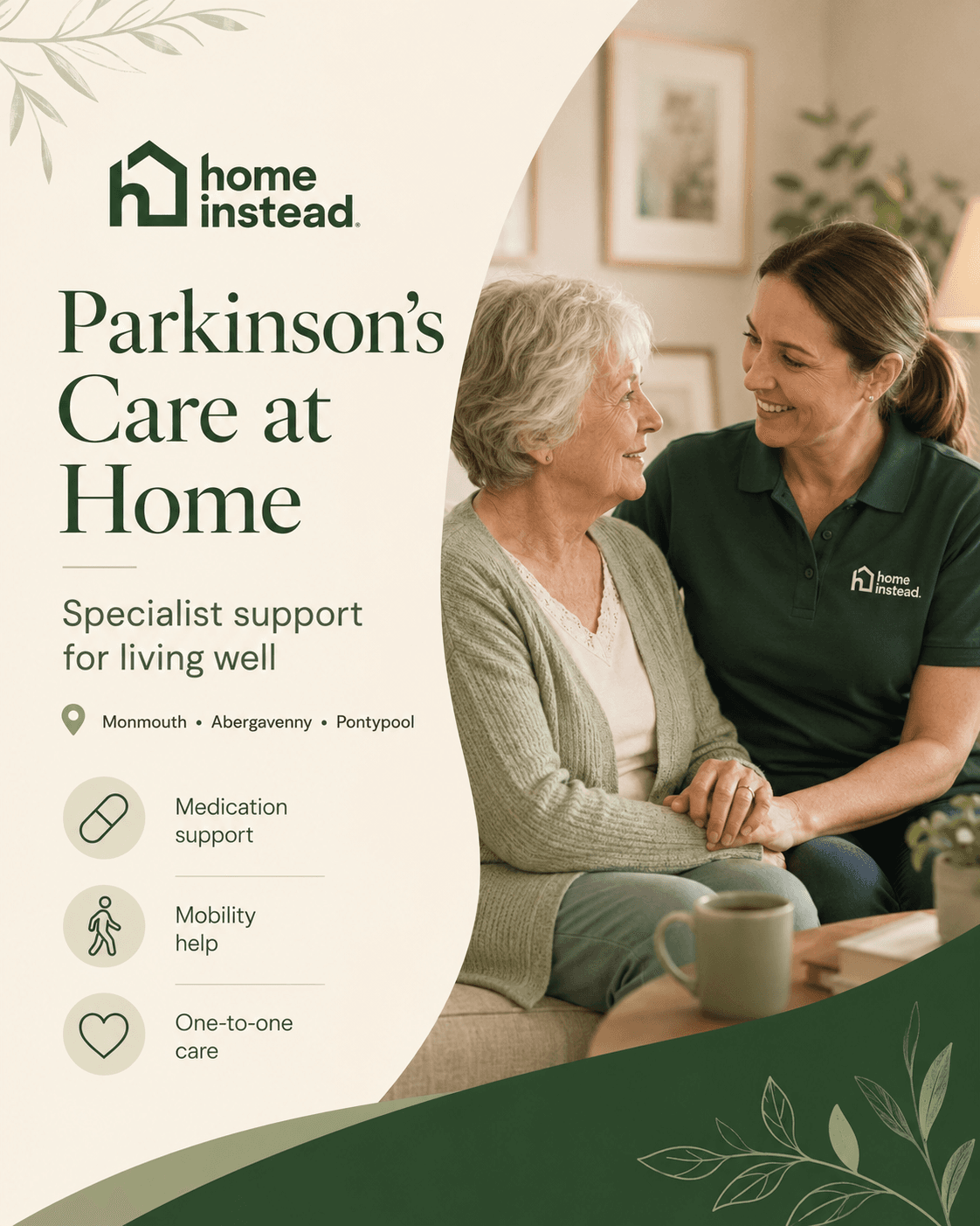 Parkinson’s Care at Home in Monmouthshire | Home Instead