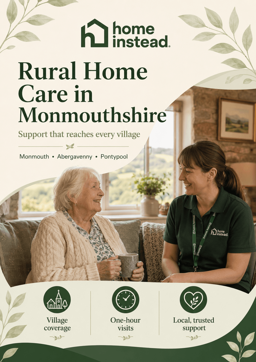 Rural Home Care in Monmouthshire | Home Instead Monmouth