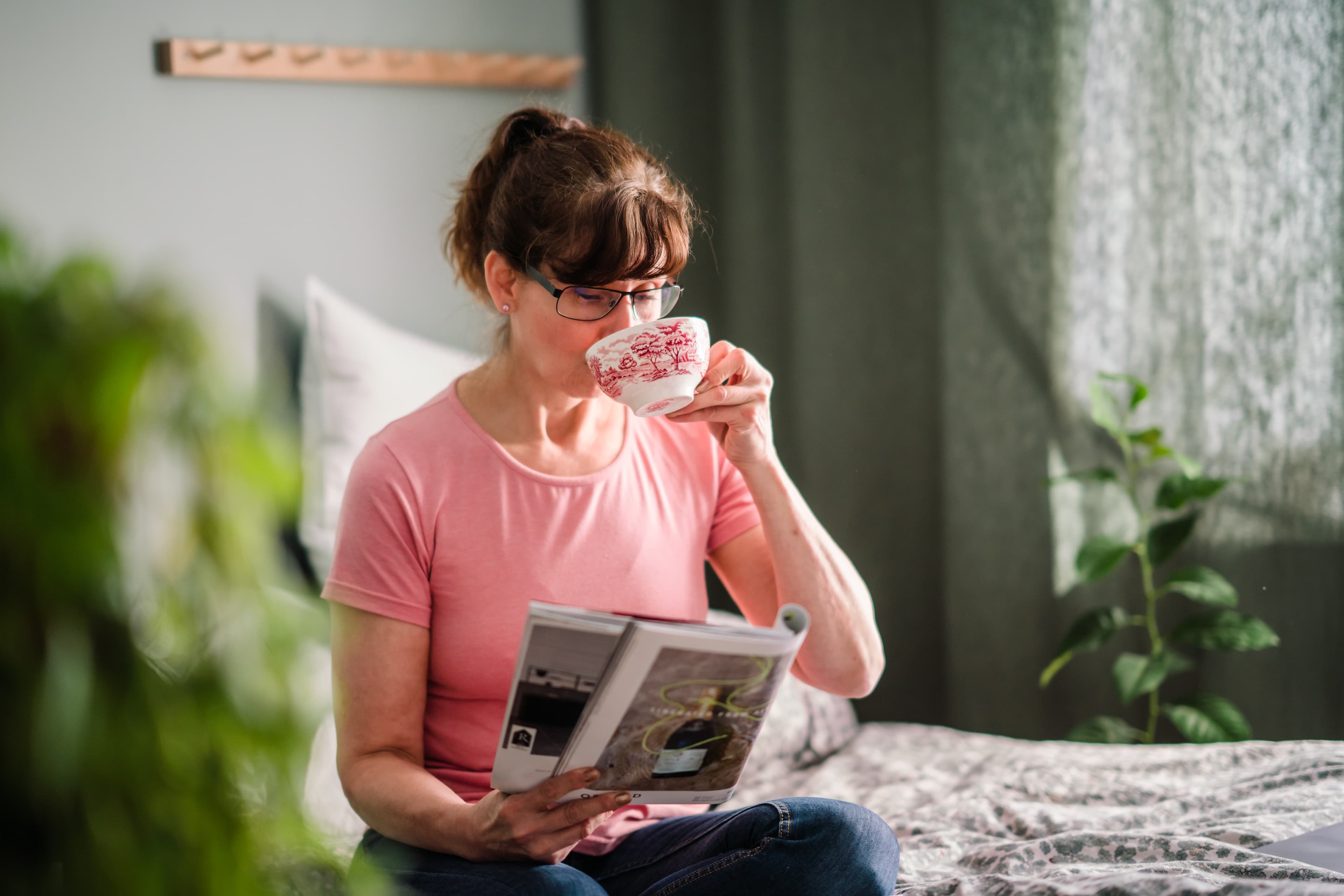 Enjoying Coffee- Home Instead