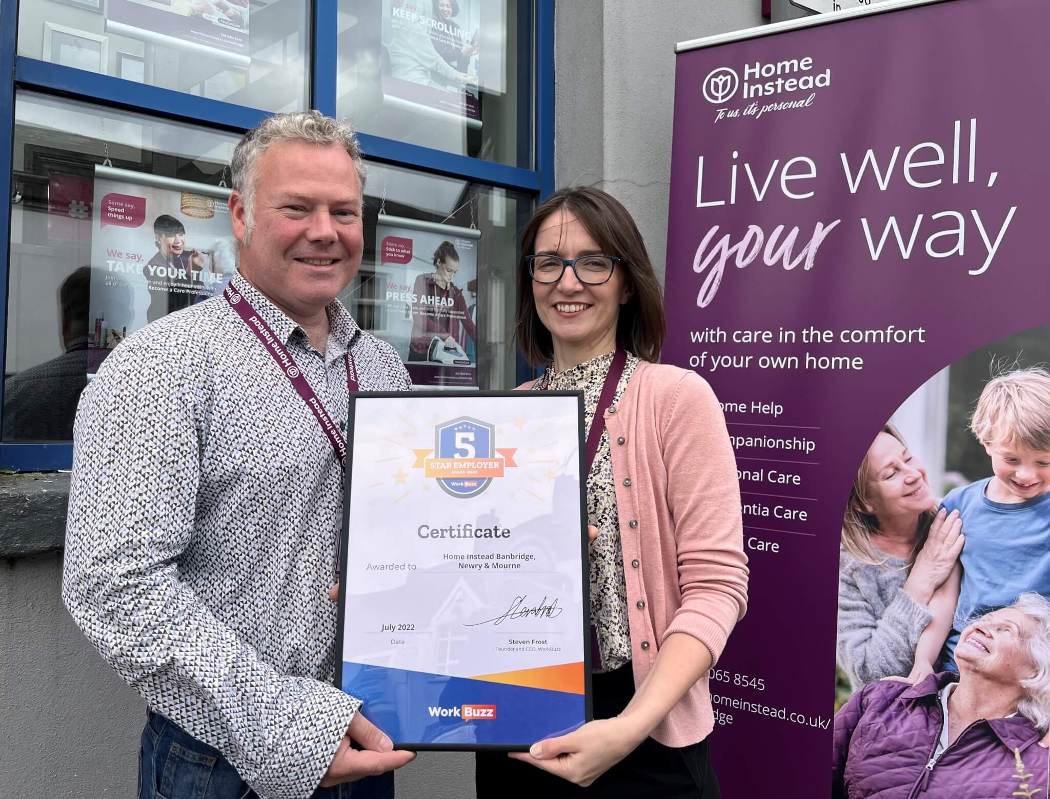 Home Instead is crowned ‘5 star employer’