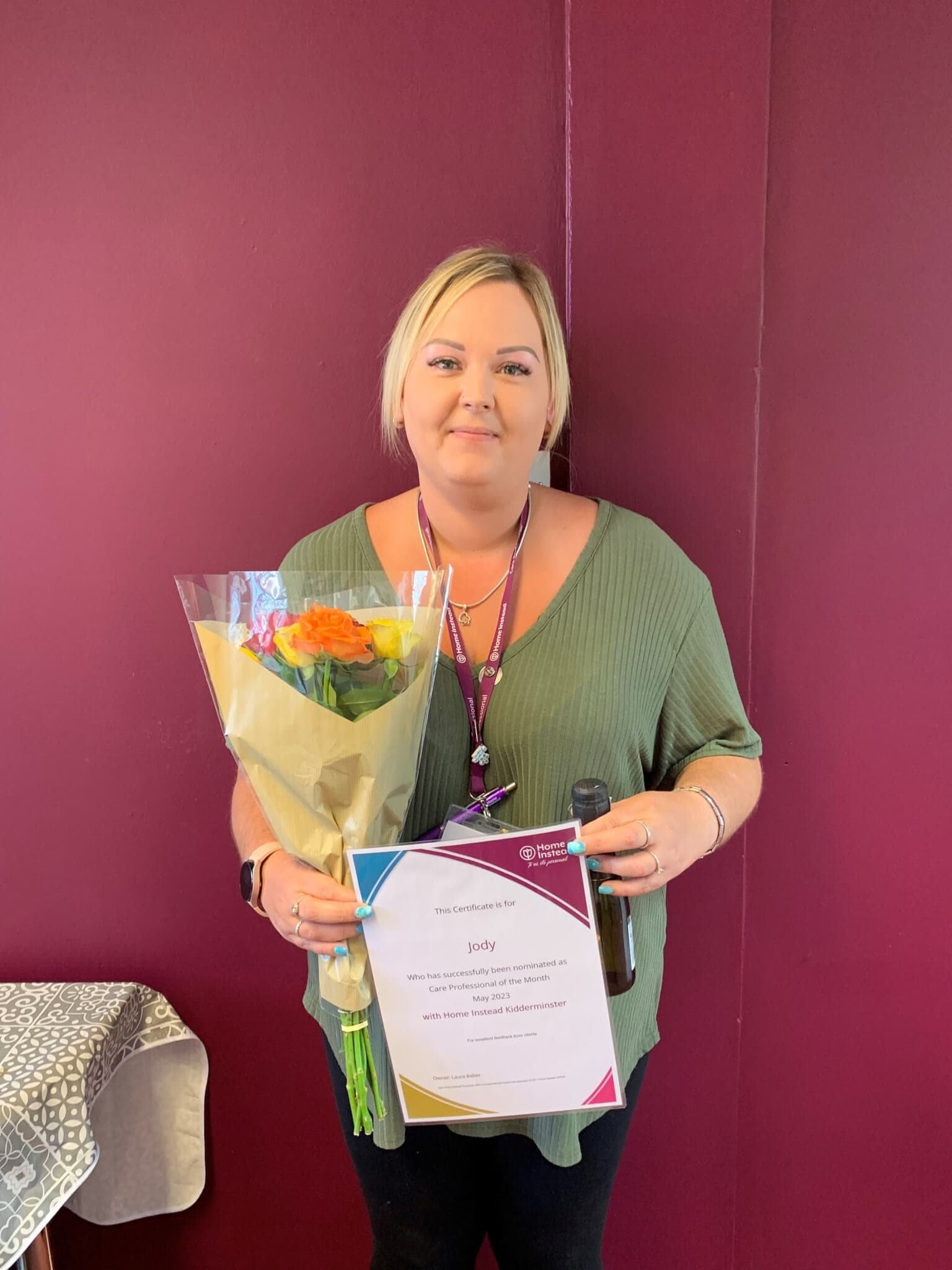 We always make sure we celebrate our Care Professionals.