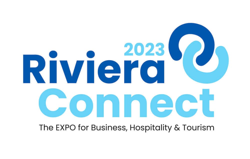 Riviera Connect 2023 logo, promoting the expo for business, hospitality, and tourism. - Home Instead