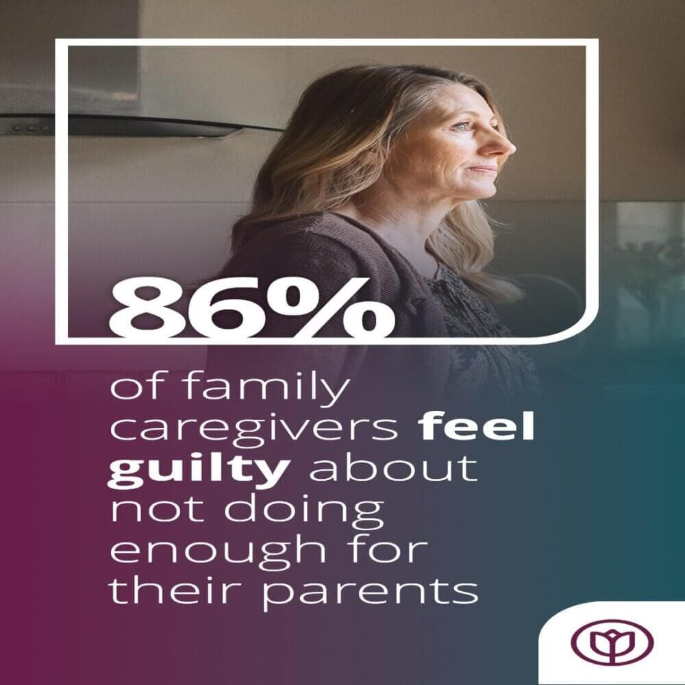 A woman looking away from the camera. - Home Instead