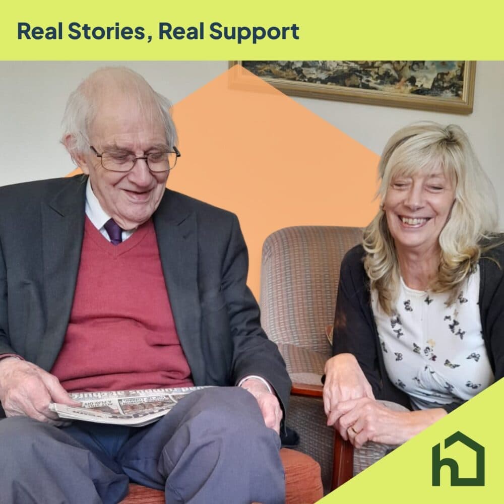 Home Instead Live-in Client with Care Professional Quality Care at Home