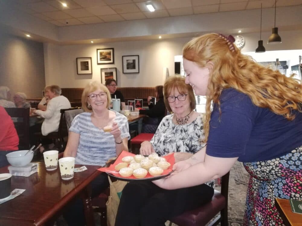 Community Lunch here at the Northenden Social Club