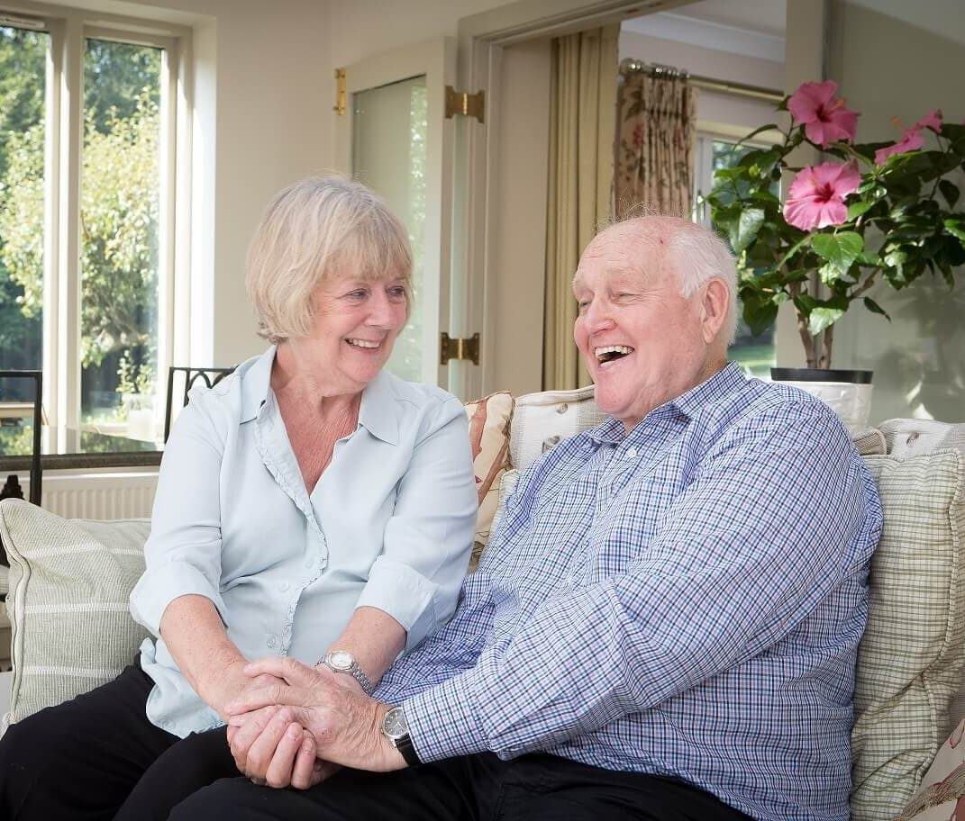 Home Instead clients very happy at home