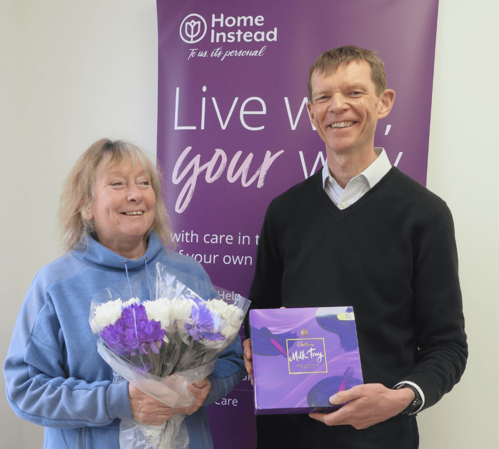 Home Instead Norwich Thanking Maureen