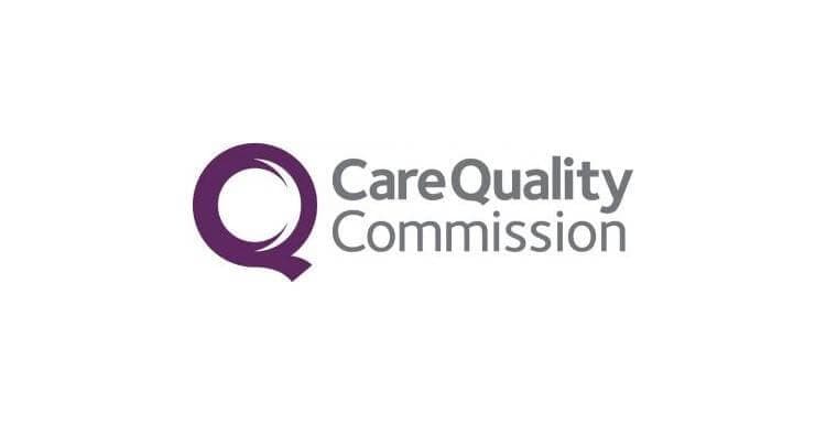 Logo of the Care Quality Commission, featuring a purple "Q" and grey text on a white background. - Home Instead