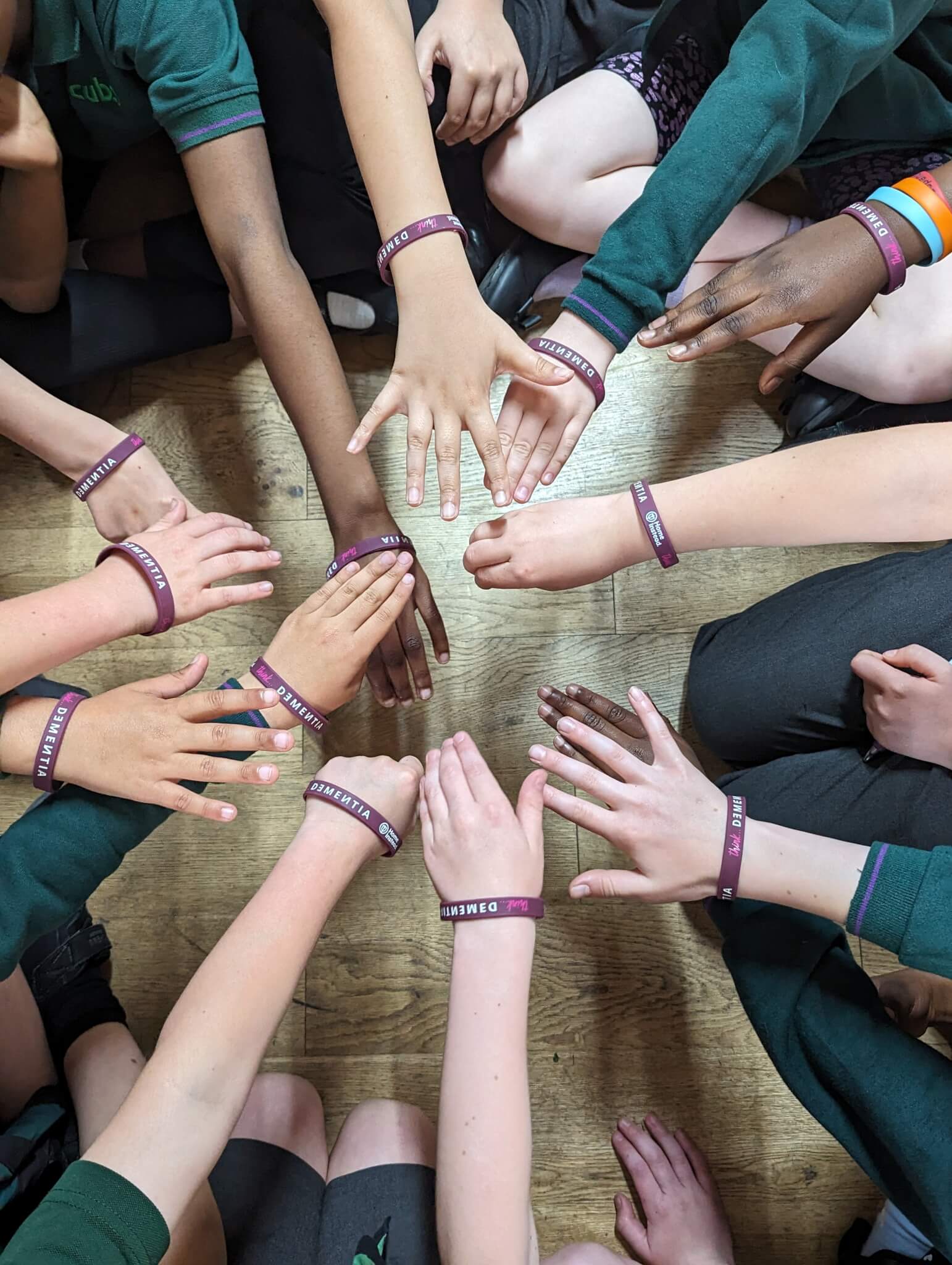 Young Beavers after dementia awareness session