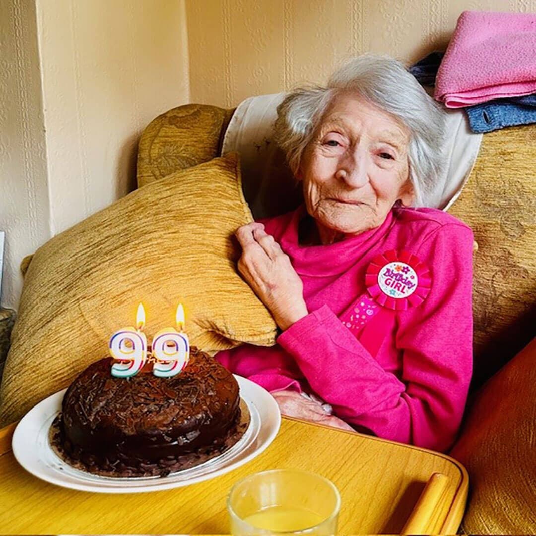 Peggy 99 years young