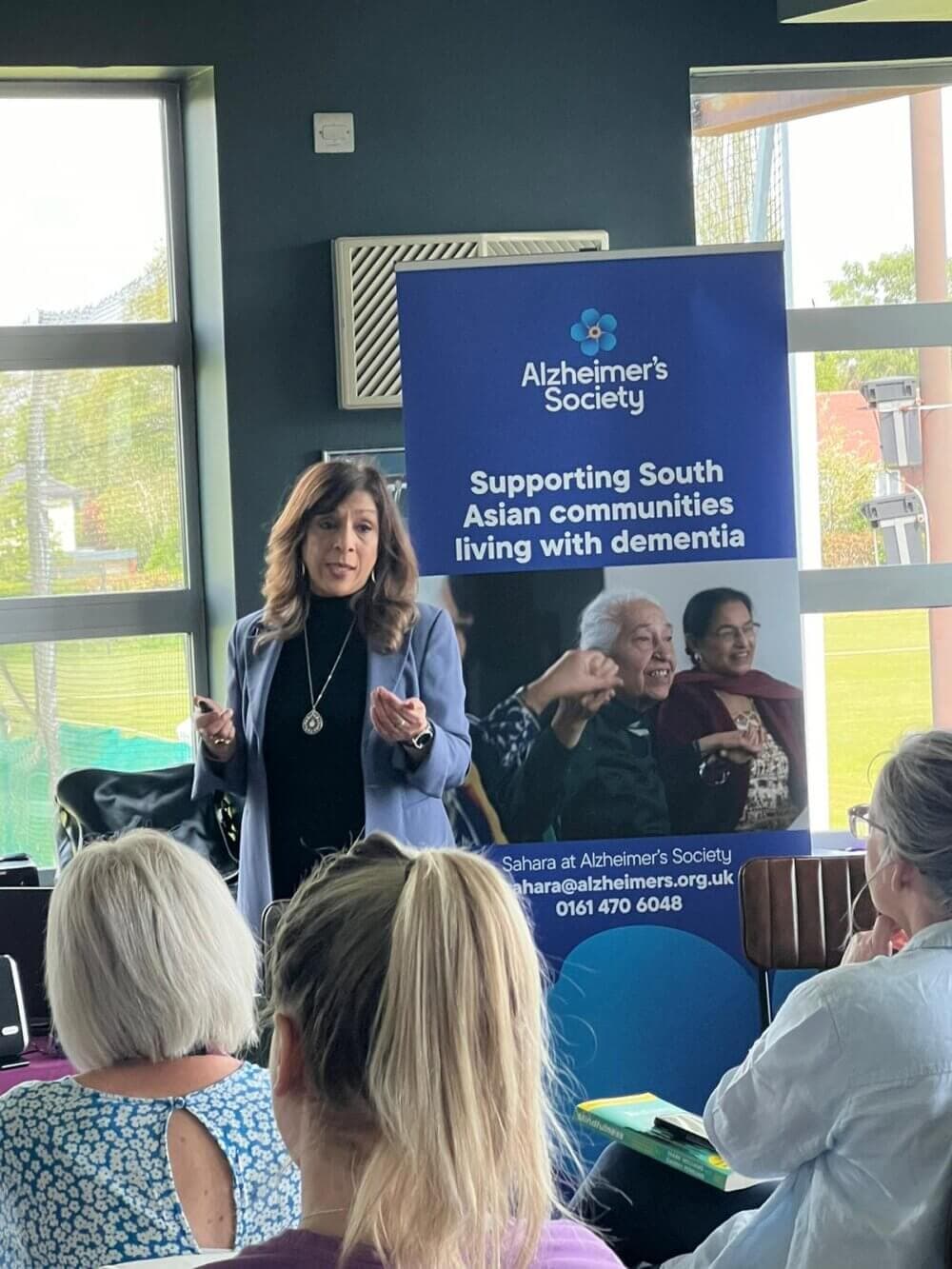 Robana from Sahara Services Alzheimers Society with Home instead