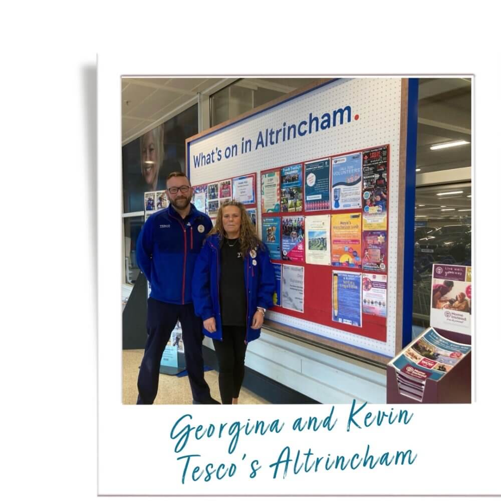 Georgina's role is multifaceted yet grounded in simplicity. From coordinating with local charities like The Hub and G-Force to managing the community space's schedule, she ensures that Tesco remains an active hub for local engagement.
