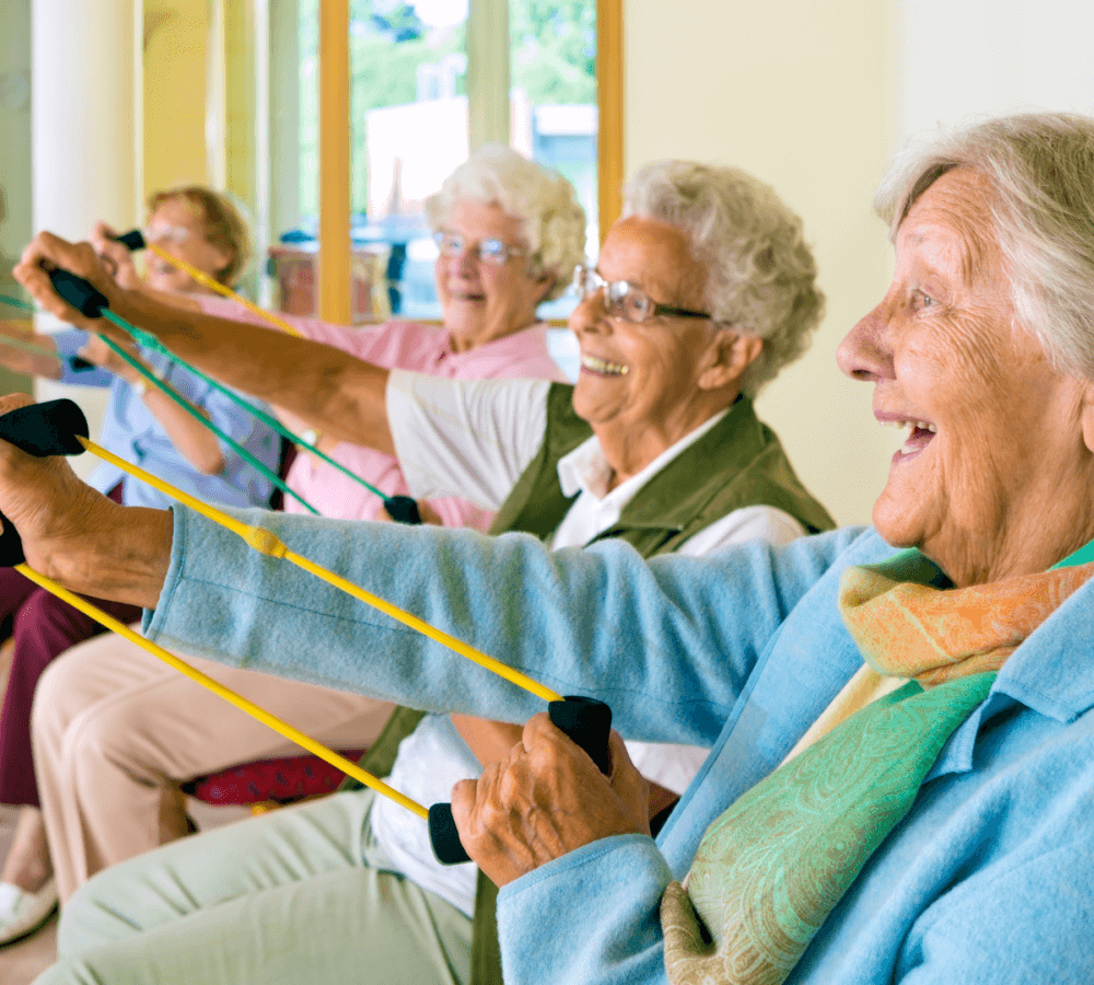 Chair exercise for older adults