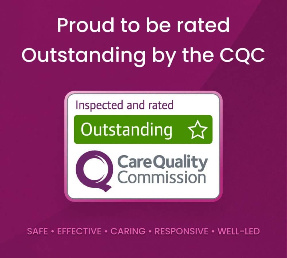 Outstanding by the Care Quality Commission