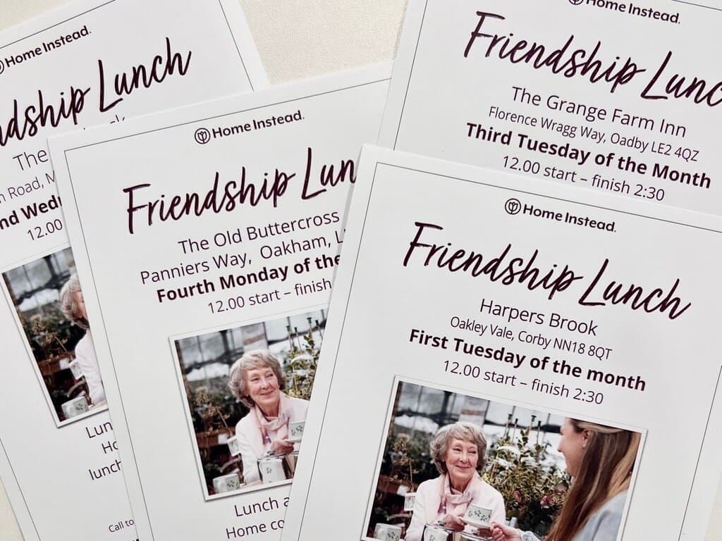 Friendship lunches at a local pub