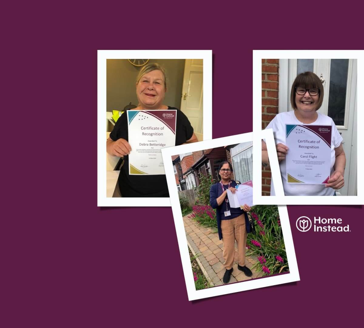 Our Care Professionals of the Month in Bournemouth
