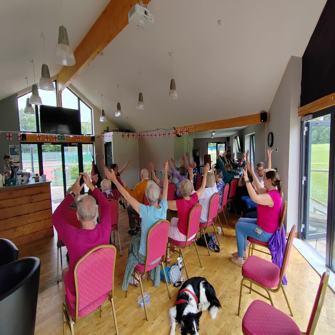 Home care seated exercise