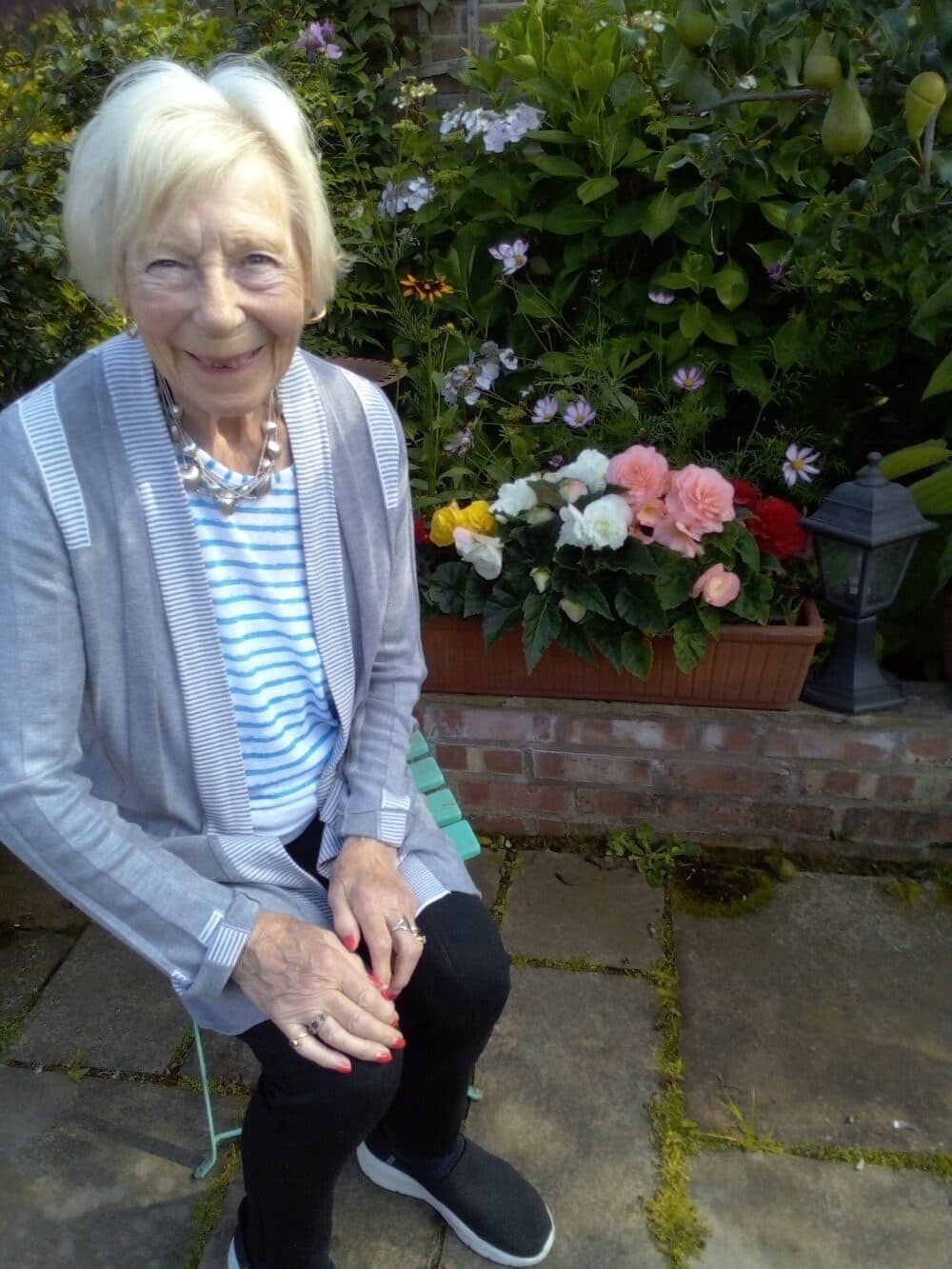 Janet in garden - Home Instead