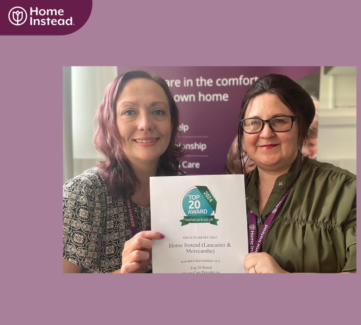 Home Care Award Home Instead Lancaster