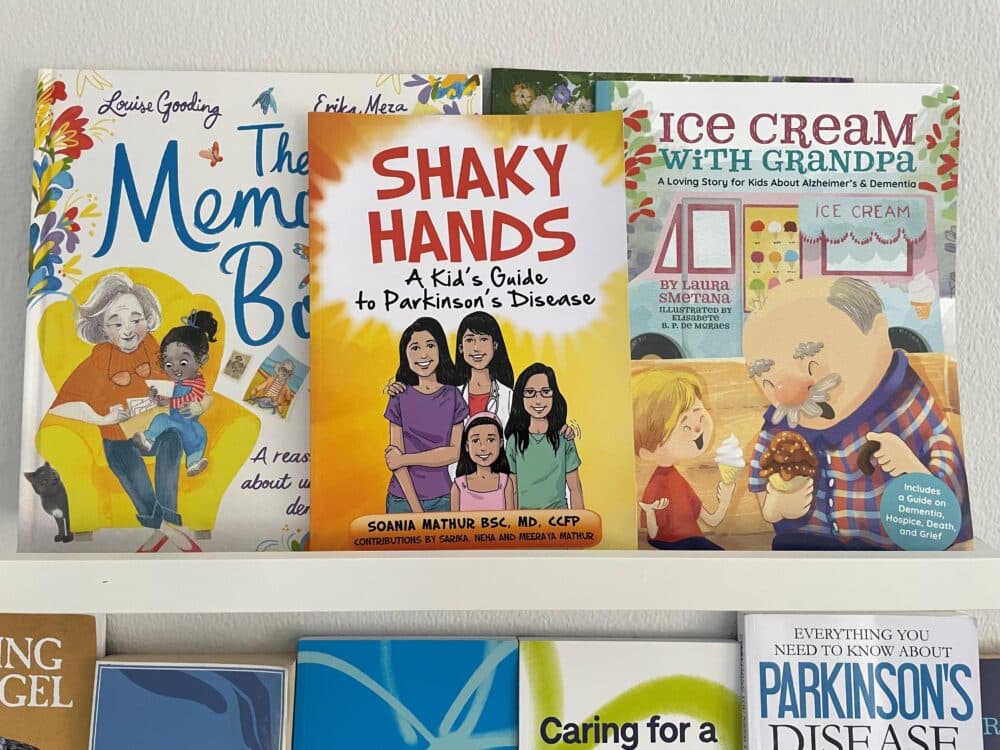 collection of childrens books to help with discussing elderly relatives health