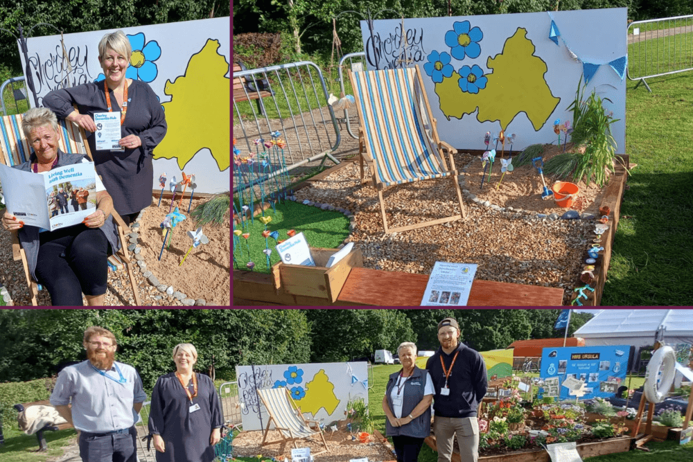 Chorley Dementia Action Group Garden at Chorley Flower Show