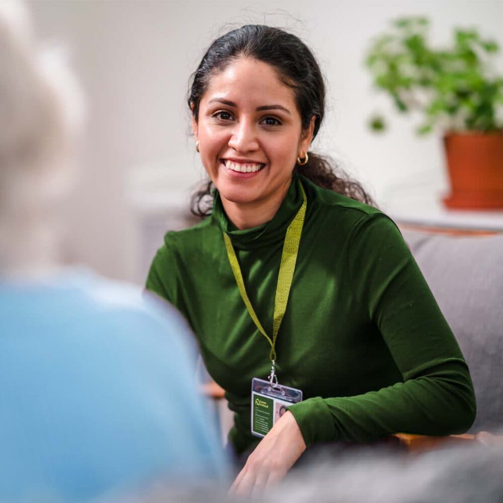 Home Instead Care Professional smiling