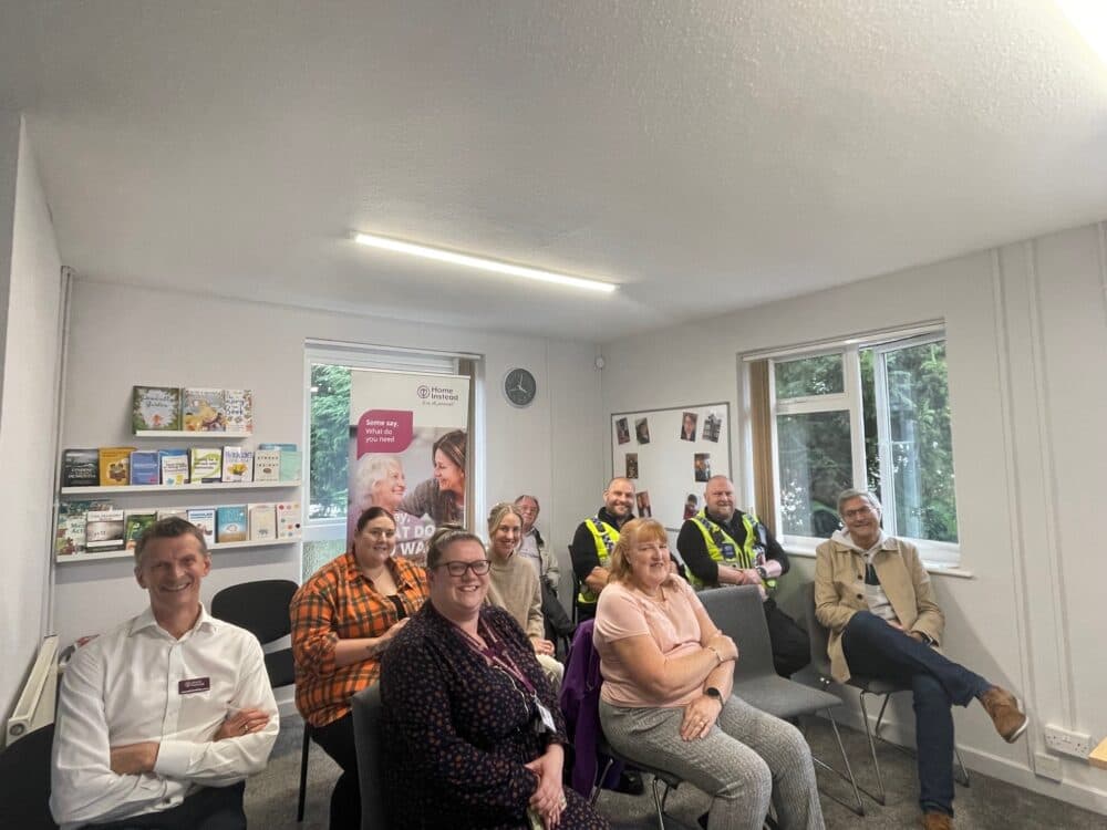 Local businesses and community leaders in the home instead caring training suite