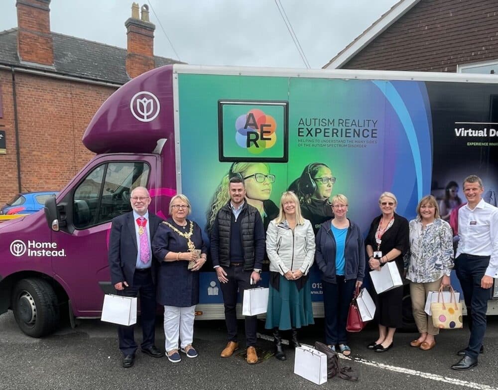 Mayor of Dudley Hilary Bills attends dementia training with outstanding care provider home instead