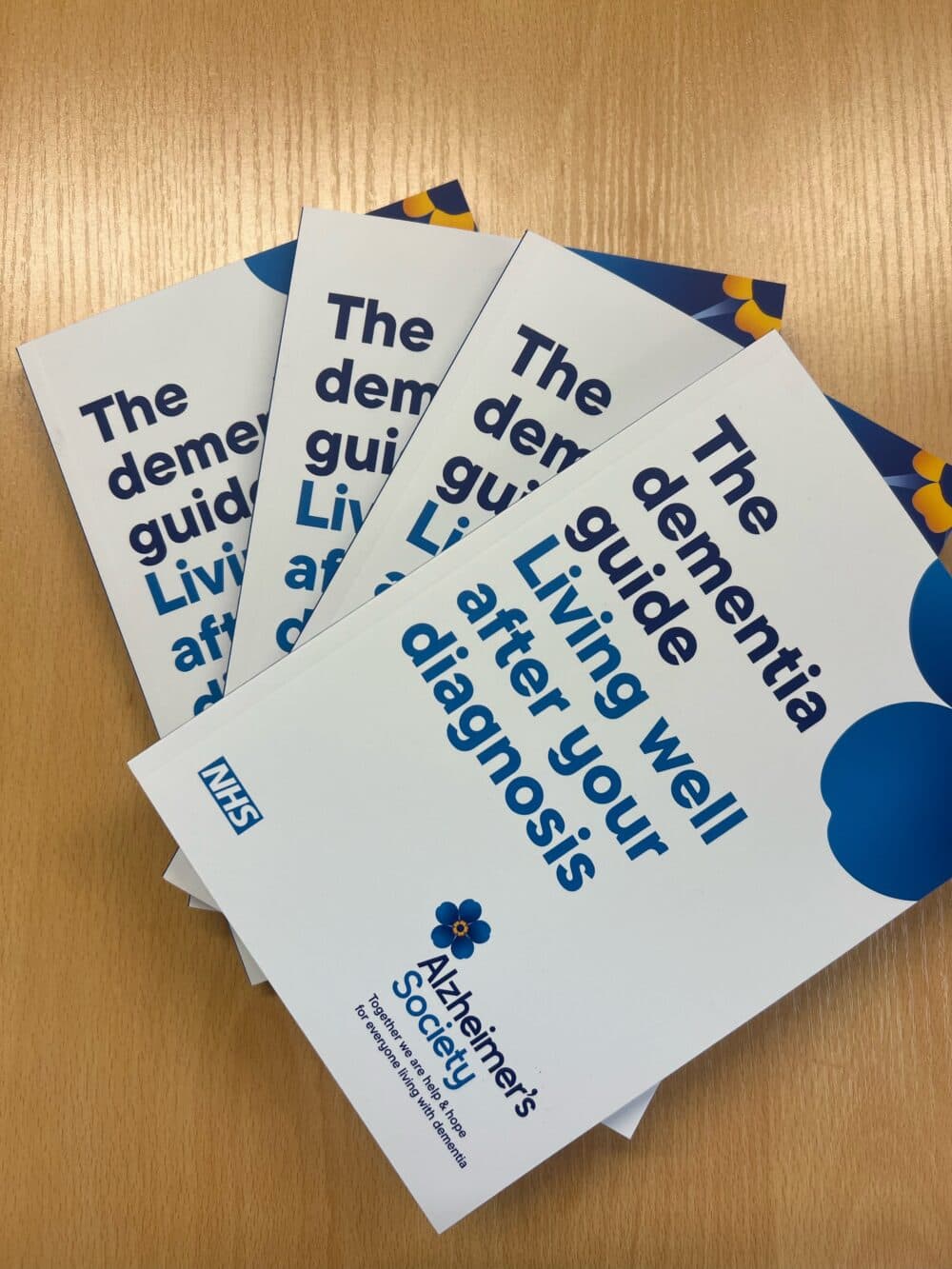 Dementia guide booklets for care pros and clients in Yeovil
