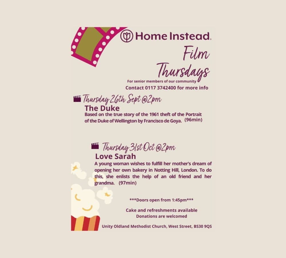 A digiposter about Film Thursdays with popcorn photo
