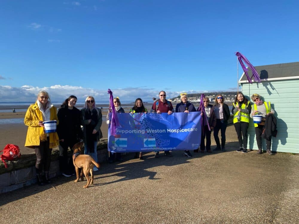 Home Instead's Walk for Weston Hospicecare on the promenade on a sunny day
