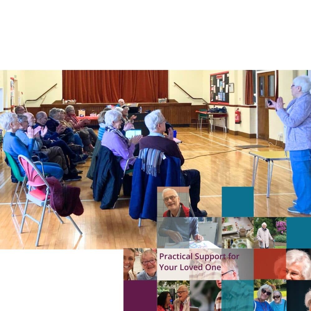 Singing for fun at St Pauls Church Hall in Sale dementia friendly