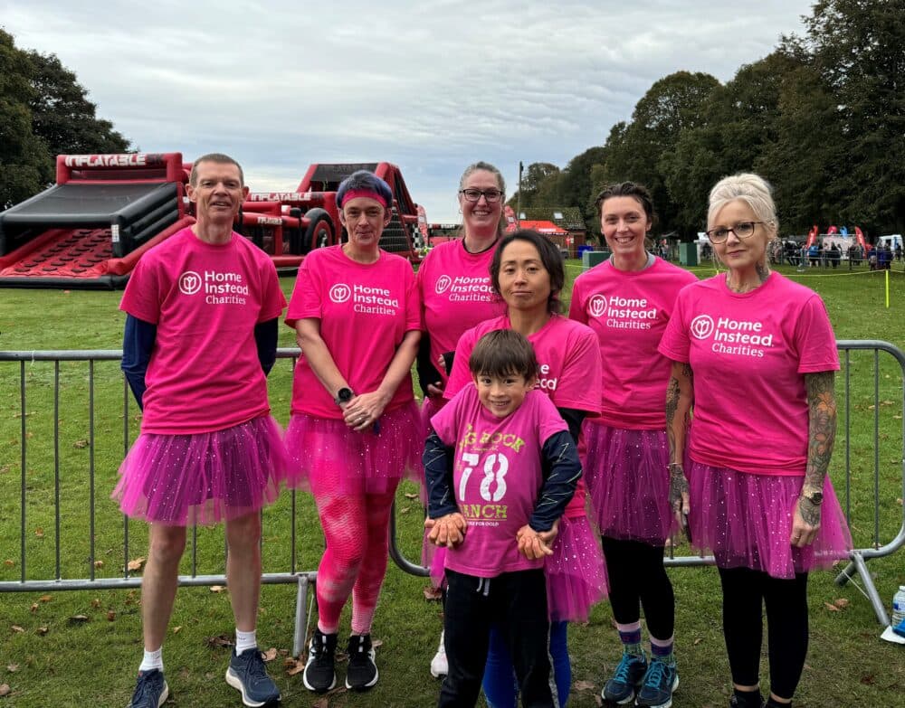 Members of the Home Instead Norwich team fundraising for Home Instead Charities